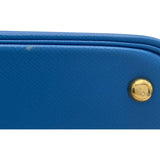 エルメス HERMES ボリード35 □D刻 ブルーフランス GD金具 クシュベル レディース ショルダーバッグ