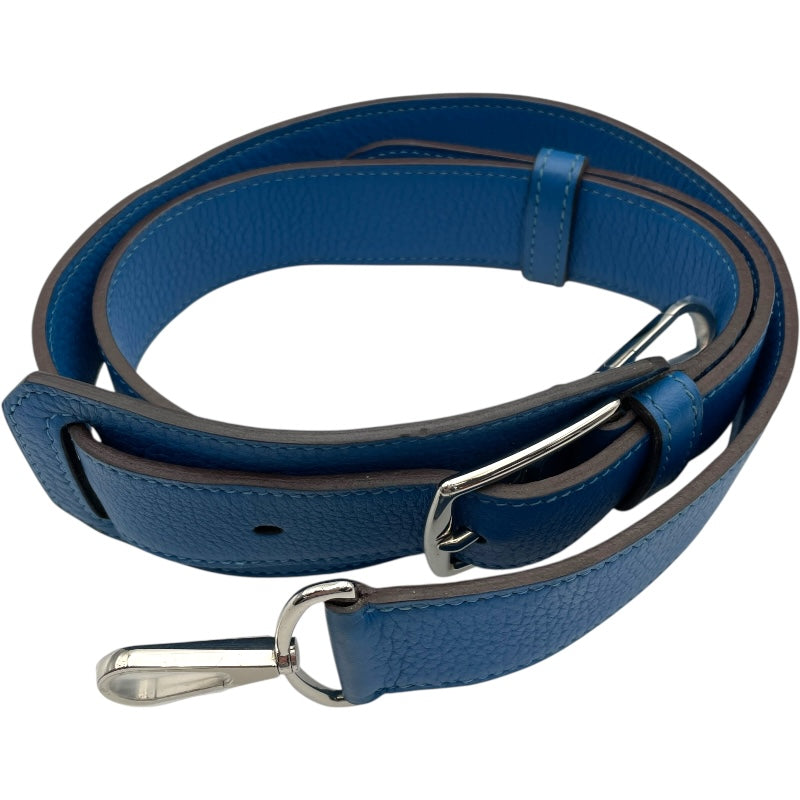 エルメス HERMES ジプシエール34 ▢O刻 ブルーイドラ SV金具 トリヨン レディース ショルダーバッグ エルメス HERMES ジプシエール34 ▢O刻 ブルーイドラ SV金具 トリヨン