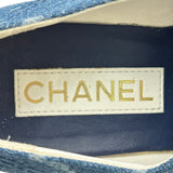 シャネル CHANEL ココマークデニムローファー G45142 ブルー デニム レディース ローファー