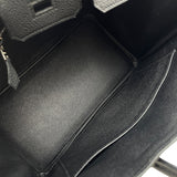 エルメス HERMES バーキン25 K刻 ブラック SV金具 トゴ レディース ハンドバッグ