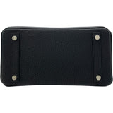 エルメス HERMES バーキン25 K刻 ブラック SV金具 トゴ レディース ハンドバッグ