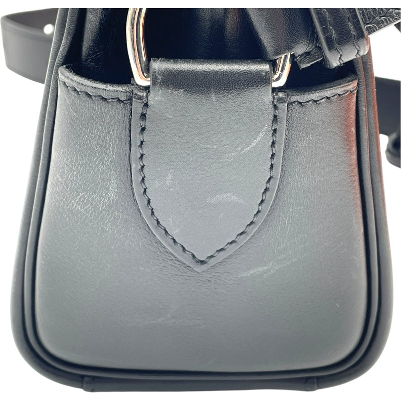 エルメス HERMES ケリーメッセンジャーPM B刻印 ブラック/SV金具 エヴァ―グレイン メンズ ショルダーバッグ HERMES（エルメス） ケリーメッセンジャーPM B刻印 ブラック/SV金具