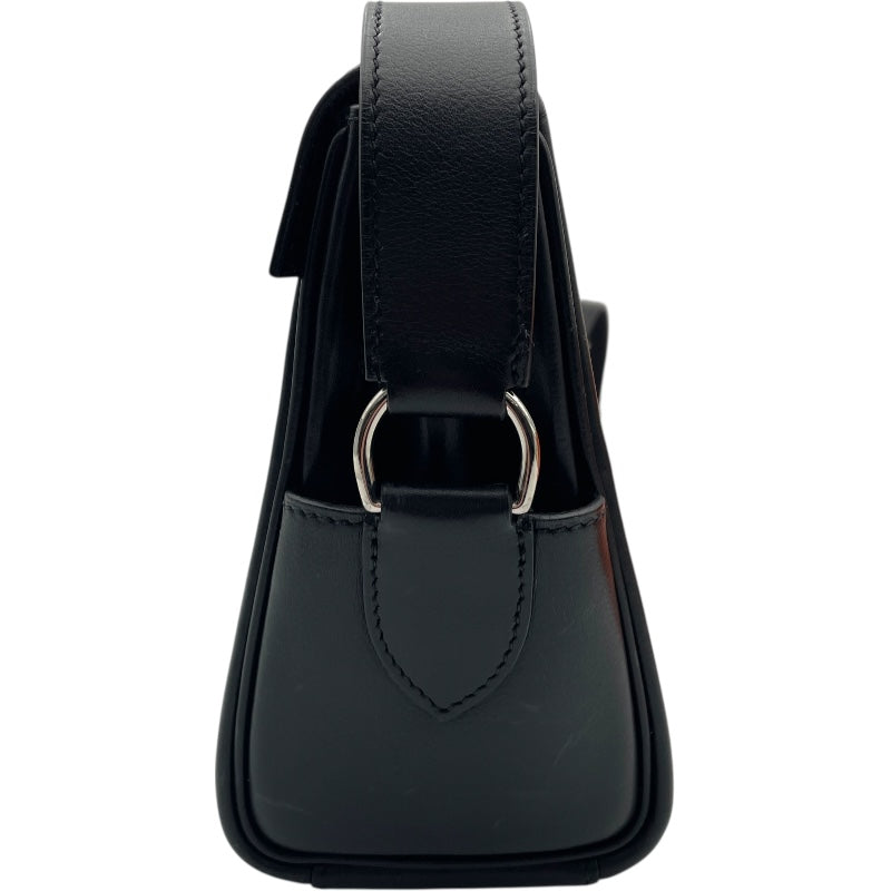 エルメス HERMES ケリーメッセンジャーPM B刻印 ブラック/SV金具 エヴァ―グレイン メンズ ショルダーバッグ エルメス HERMES ケリーメッセンジャーPM B刻印 ブラック/SV金具