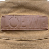 ロエベ LOEWE ロゴレザーパッチバケットハット K820HB1XA7 ブラウン コットン レディース その他ファッション雑貨