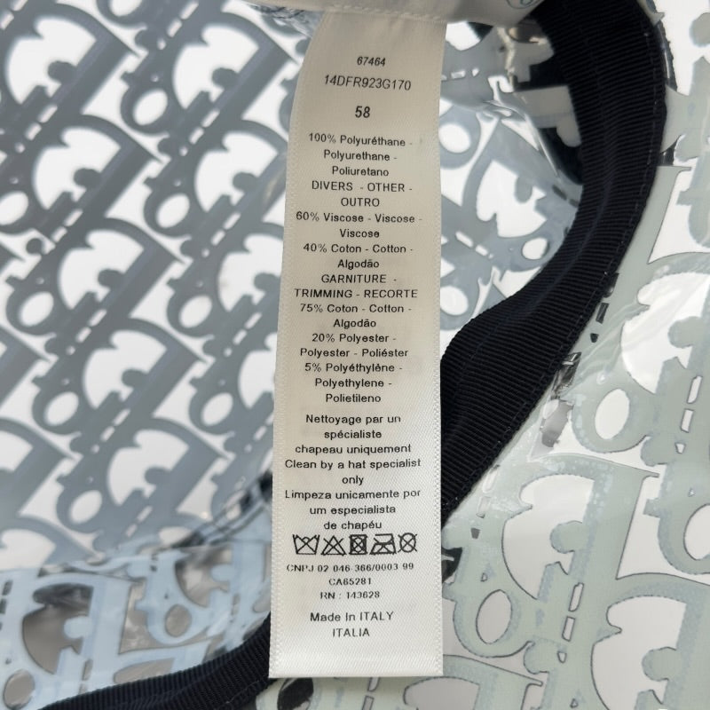 クリスチャン・ディオール Christian Dior オブリーク総柄バケット