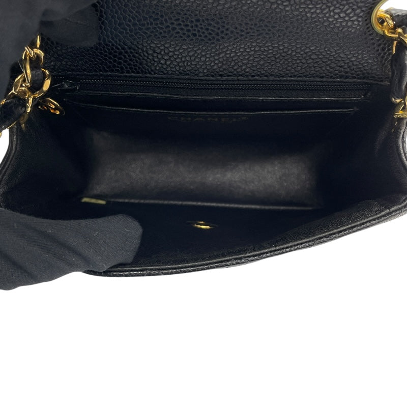 シャネル CHANEL ミニマトラッセ17 A01115 6番台 ブラック GD金具 キャビア レディース ショルダーバッグ CHANEL - シャネル CHANEL ミニマトラッセ17 A01115 6番台 ブラック GD