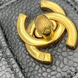 シャネル CHANEL ミニマトラッセ20 A01115 6番台 ブラック GD金具 キャビア レディース ショルダーバッグ