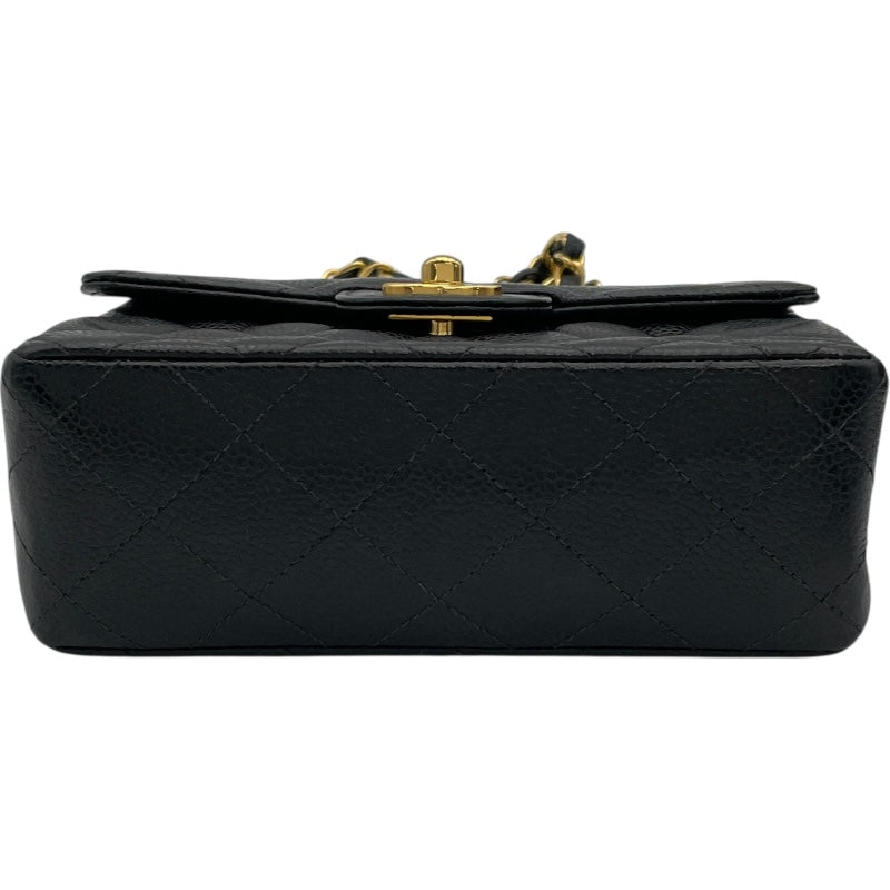 シャネル CHANEL ミニマトラッセ17 A01115 6番台 ブラック GD金具 キャビア レディース ショルダーバッグ シャネル CHANEL ミニマトラッセ17 A01115 6番台 ブラック GD金具