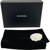 シャネル CHANEL フリルチェーンウォレット 30番台 ブラック GD金具 ラム レディース ショルダーバッグ