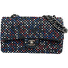 シャネル CHANEL マトラッセ25 A01112 22番台 ネイビー デニム・ビジュー レディース ショルダーバッグ