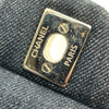 シャネル CHANEL マトラッセ25 A01112 22番台 ネイビー デニム・ビジュー レディース ショルダーバッグ