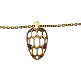 ブルガリ BVLGARI セルペンティネックレス ピンクゴールド Au750/アメシスト ジュエリー