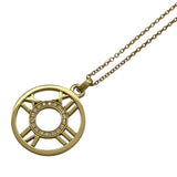 ティファニー TIFFANY＆CO オープンアトラスネックレス ゴールド Au750/ダイヤモンド ジュエリー