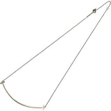 ティファニー TIFFANY＆CO Tスマイルネックレスラージ ピンクゴールド Au750 ジュエリー