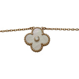 ヴァンクリーフ＆アーペル Van Cleef & Arpels ヴィンテージアルハンブラネックレスホリデー限定 ピンクゴールド Au750/マザーオブパール/ダイヤモンド ジュエリー