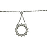 ティファニー TIFFANY＆CO オープンサークルネックレス プラチナ Pt950/ダイヤモンド ダイヤモンド ジュエリー