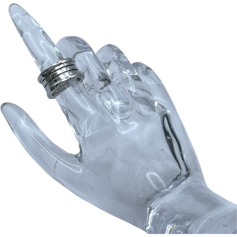 BVLGARI ブルガリ　ビーゼロワンリング　4バンド　ホワイトゴールド　49 ブルガリ BVLGARI ビーゼロワンリング4バンド(M) ホワイトゴールド 750