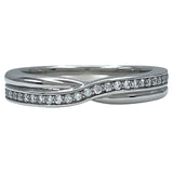 ハリーウィンストン HARRY WINSTON トリストワンロウバンドリング プラチナ Pt950/ダイヤモンド ジュエリー