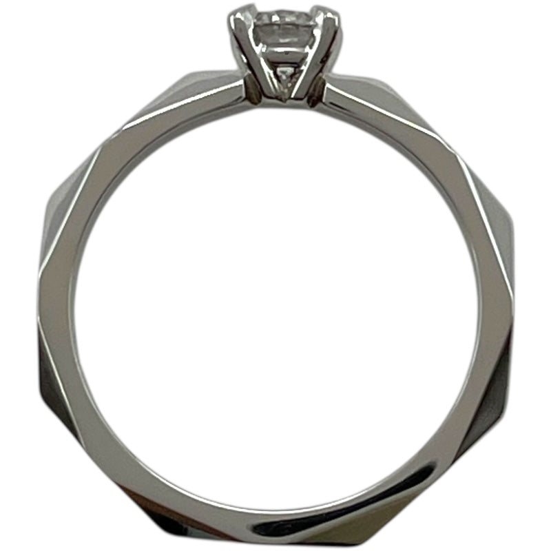 ブシュロン BOUCHERON ファセット ソリテール リング ハーフパヴェ