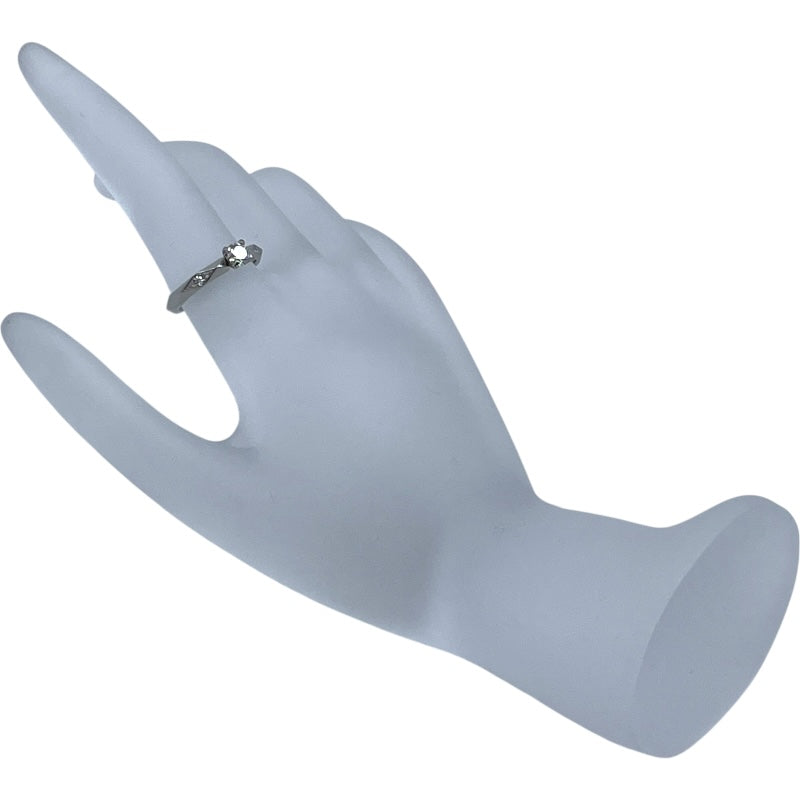 ブシュロン BOUCHERON ファセット ソリテール リング ハーフパヴェ