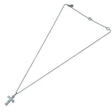 ブルガリ BVLGARI セルペンティクロスネックレス ホワイトゴールド Au750 ジュエリー