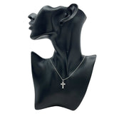 ブルガリ BVLGARI セルペンティクロスネックレス ホワイトゴールド Au750 ジュエリー