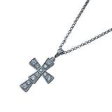 ブルガリ BVLGARI セルペンティクロスネックレス ホワイトゴールド Au750 ダイヤモンド ジュエリー