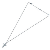 ブルガリ BVLGARI セルペンティクロスネックレス ホワイトゴールド Au750 ダイヤモンド ジュエリー