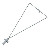 ブルガリ BVLGARI ラテンクロスネックレス ホワイトゴールド Au750 ジュエリー