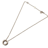 ブルガリ BVLGARI ビーゼロワンネックレス ホワイトゴールドxピンクゴールド Au750 ジュエリー