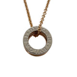 ブルガリ BVLGARI ビーゼロワンネックレス ホワイトゴールドxピンクゴールド Au750 ジュエリー