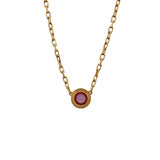 カルティエ Cartier ダムールネックレス ピンクゴールド 750 ピンクサファイア ジュエリー