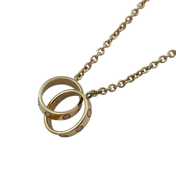 カルティエ Cartier ベビーラブネックレス ピンクゴールド 750