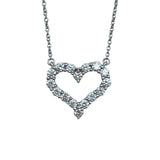 ティファニー TIFFANY＆CO センチメンタルハートネックレス プラチナ Pt950 ジュエリー
