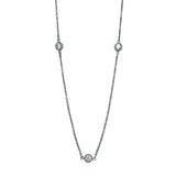 ティファニー TIFFANY＆CO バイザヤードネックレス プラチナ Pt950 ジュエリー