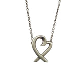 ティファニー TIFFANY＆CO ラビングハートネックレス シルバー Ag925 ジュエリー