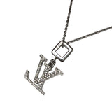 ルイ・ヴィトン LOUIS VUITTON パンダンティフLV ダイヤネックレス GM ホワイトゴールド 750WG/ダイヤモンド ジュエリー