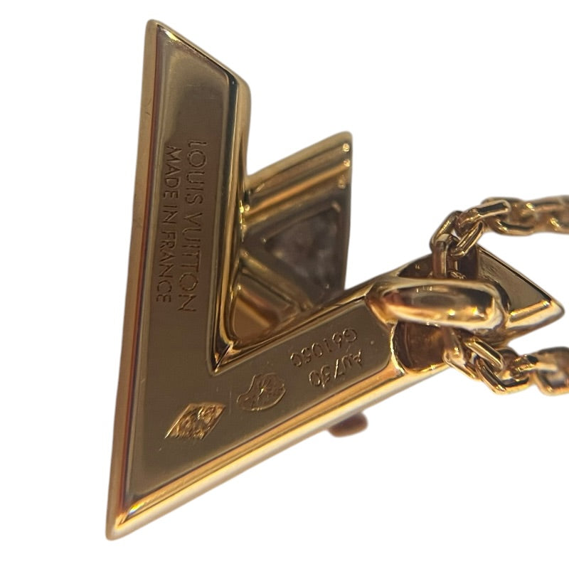 ルイ・ヴィトン LOUIS VUITTON LVヴォルトワンネックレスPM イエロー