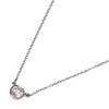 ティファニー TIFFANY＆CO バイザヤードネックレス シルバー Pt950 ジュエリー