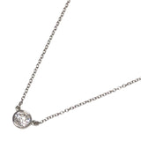ティファニー TIFFANY＆CO バイザヤードネックレス シルバー Pt950 ジュエリー