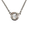 ティファニー TIFFANY＆CO バイザヤードネックレス シルバー Pt950 ジュエリー