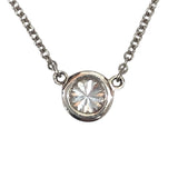 ティファニー TIFFANY＆CO バイザヤードネックレス シルバー Pt950 ジュエリー
