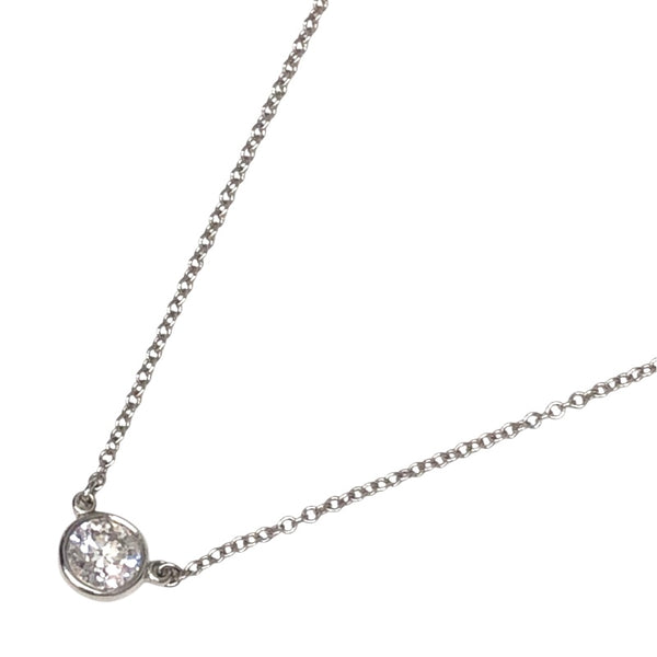ティファニー TIFFANY＆CO バイザヤードネックレス シルバー Pt950