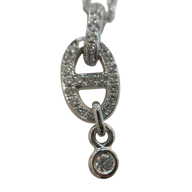 エルメス HERMES シェーヌダンクルアンシェネネックレス ホワイト