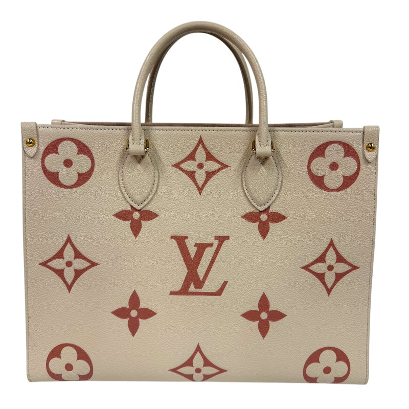 ルイ・ヴィトン LOUIS VUITTON オンザゴーMM M21575 ベージュ バイ 