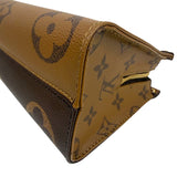 ルイ・ヴィトン LOUIS VUITTON オンザゴーEW M46653 ブラウン モノグラムジャイアント・リバース レディース ハンドバッグ