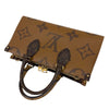 ルイ・ヴィトン LOUIS VUITTON オンザゴーEW M46653 ブラウン モノグラムジャイアント・リバース レディース ハンドバッグ