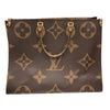 ルイ・ヴィトン LOUIS VUITTON オンザゴーGM M45320 ブラウン モノグラム・ジャイアント・リバース ユニセックス ハンドバッグ
