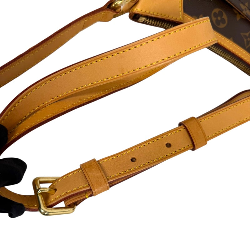 ルイ・ヴィトン LOUIS VUITTON オデオンPM ショルダーバッグ バッグ PVCコーティングキャンバス レザー モノグラム レディース ブラウン系 M56390 【中古】 LOUIS VUITTON - ルイ・ヴィトン LOUIS VUITTON オデオンPM ショルダー
