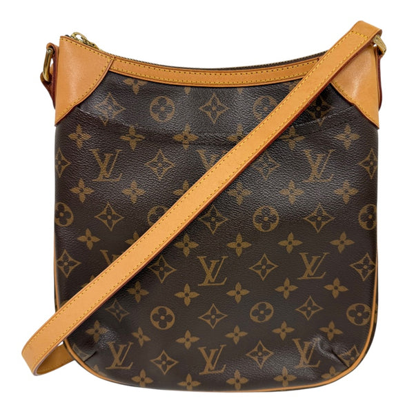ルイ・ヴィトン LOUIS VUITTON オデオンPM ショルダーバッグ バッグ PVCコーティングキャンバス レザー モノグラム レディース ブラウン系 M56390 【中古】 ルイ・ヴィトン LOUIS VUITTON オデオンPM M56390 ブラウン PVC